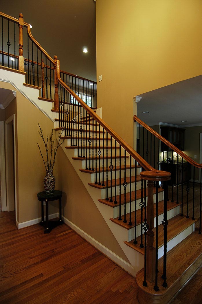 Staircase leading to second floor