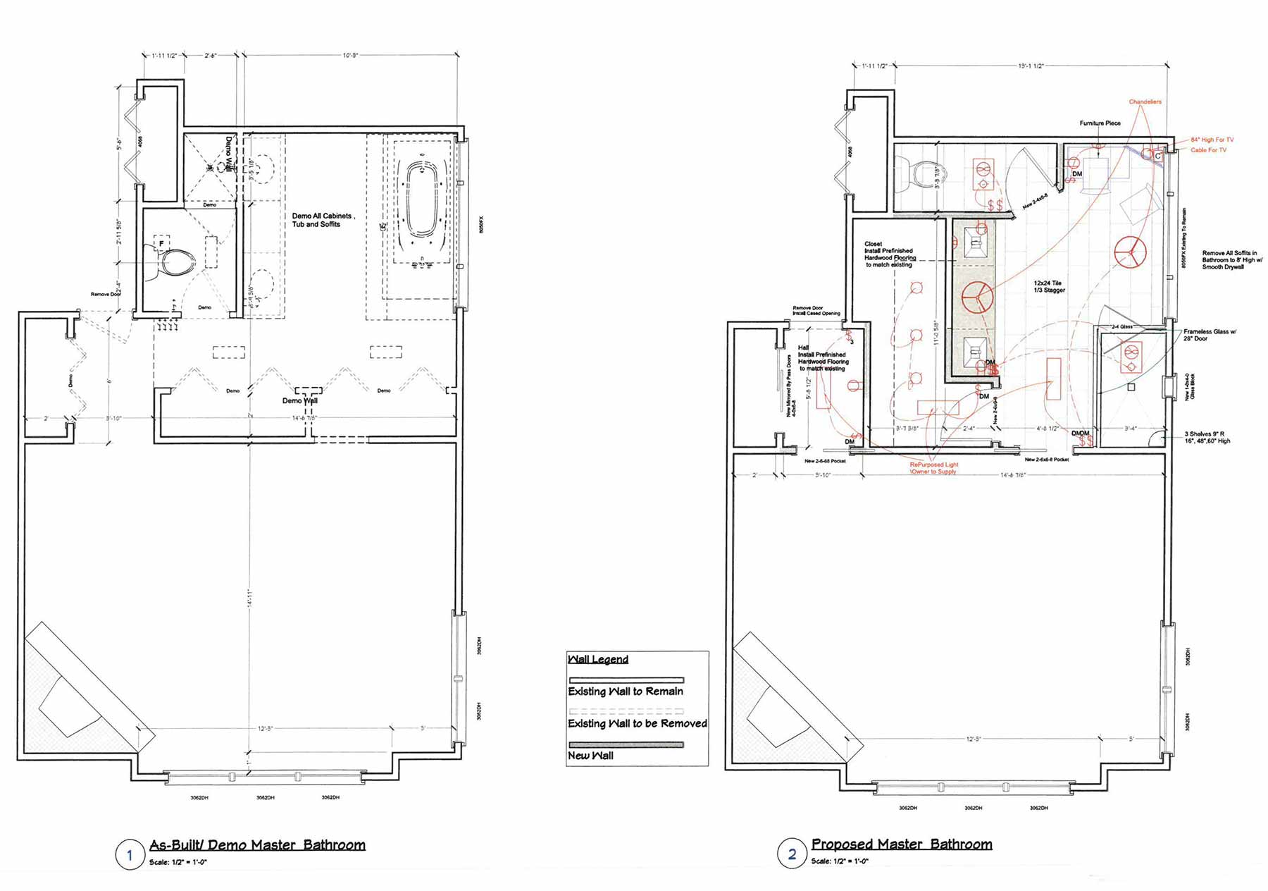 Floorplan - Before and After